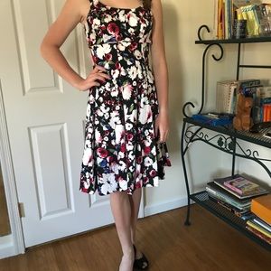 White House Black Market Floral Dress